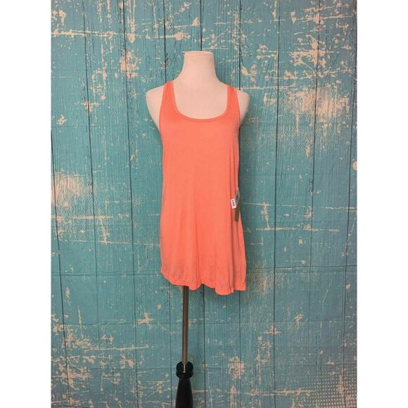 Thread 4 Thoughts Orange Racer Back Top Size Large - Picture 7 of 9